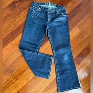 Gap Girls Plus Blue Jeans Denim Pants Boot cut Size 14 Plus Adjustable Waist